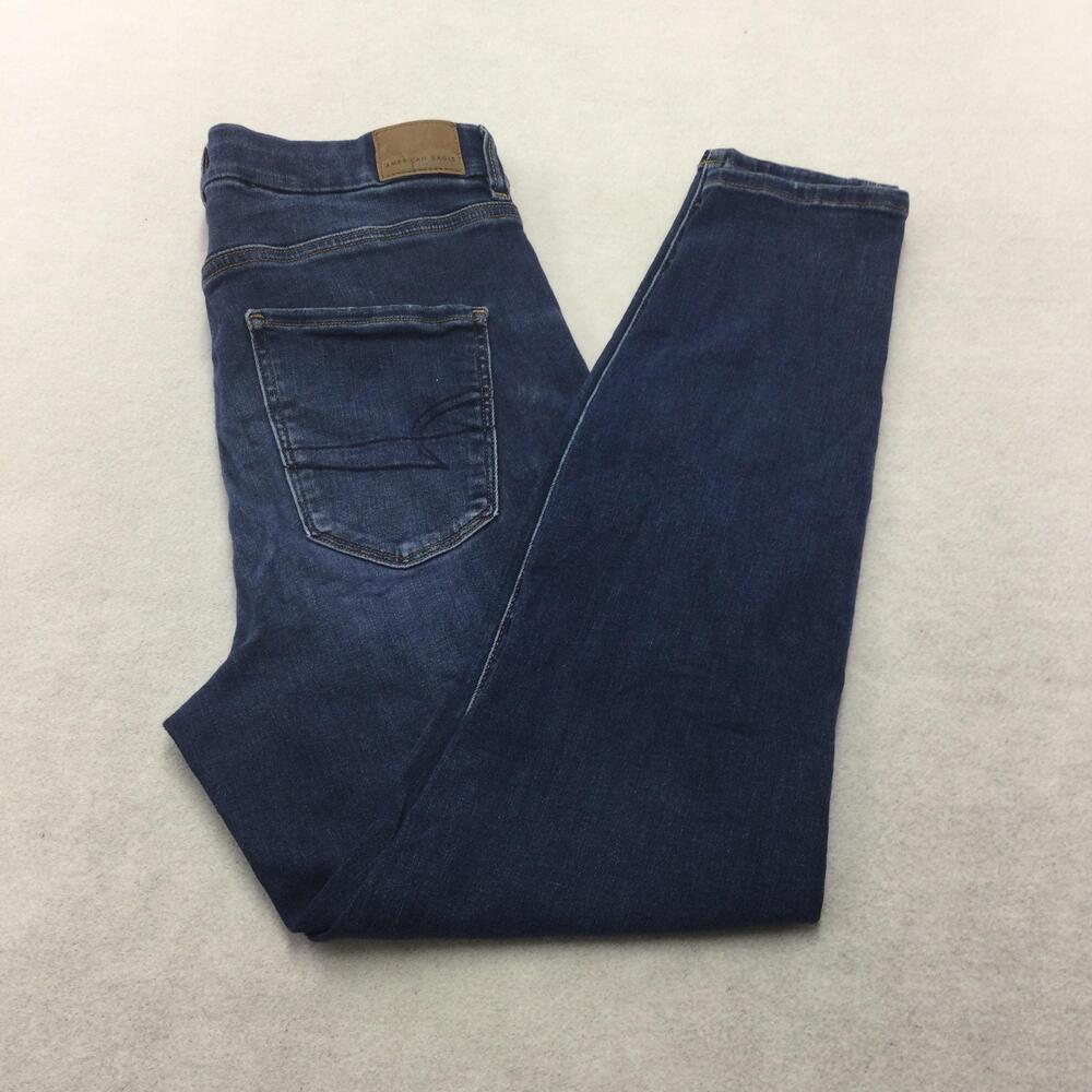 American Eagle Outfitters Curvy Hi-Rise Jegging Jeans Womens 14 Blue Stretch